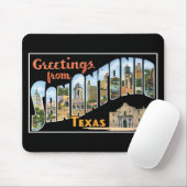 サン・アントニオ、テキサス州からの挨拶! レトロの郵便はがき マウスパッド (マウス)