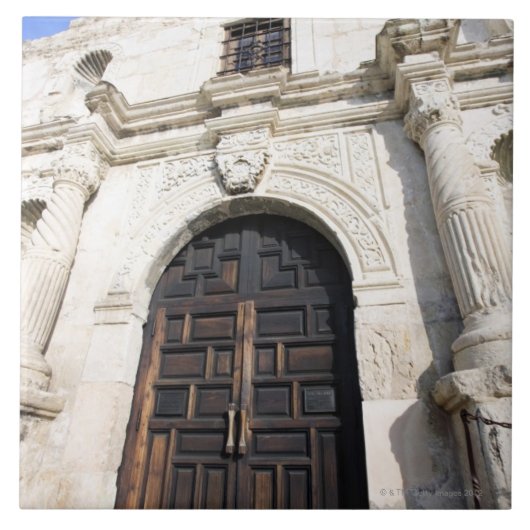 サン・アントニオ、テキサス州のアラモ タイル (正面)