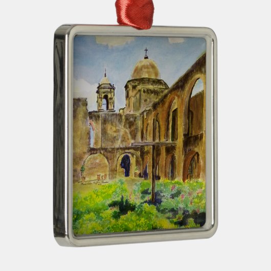 サン・アントニオ、テキサス州のサンノゼの代表団 メタルオーナメント (右)