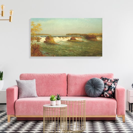 サン・アントニーの秋, c.1887 (キャンバス上の油) キャンバスプリント (インサイチュ (リビング))