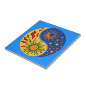 サン・アンド・ムーン・陰陽カラフル タイル (側面)