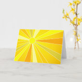 サン カード (黄色い花)