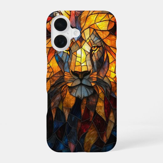 サン・キング (獅子) iPhone 16ケース (裏面)