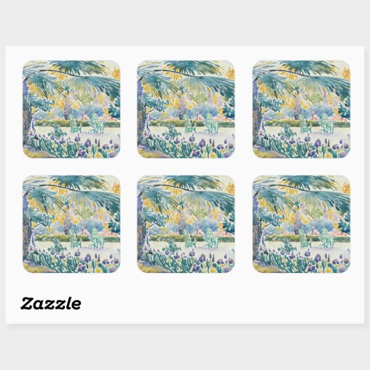 サン・クレアの画家の庭 スクエアシール (シート)