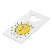 サン クレジットカード栓抜き (正面アングル)
