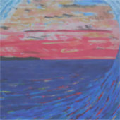 サン・クレメンテの絵を描くチュービング シール (正面)