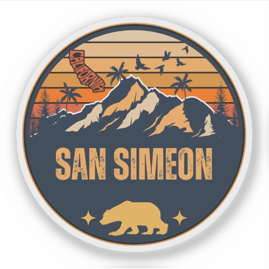 サン・シメオン, カリフォルニア シール (正面)