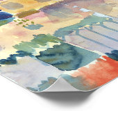 サン・ジェルマンの庭園： Paul Klee 1914 ポスター (角)