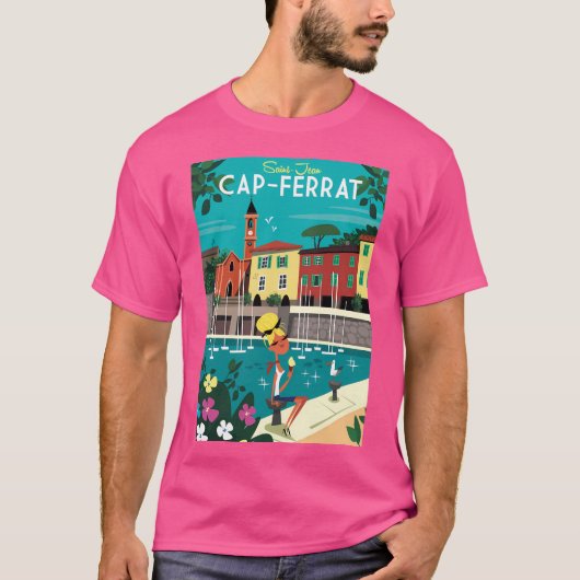 サン・ジャン=キャップ・フェラトのポスター Tシャツ (正面)