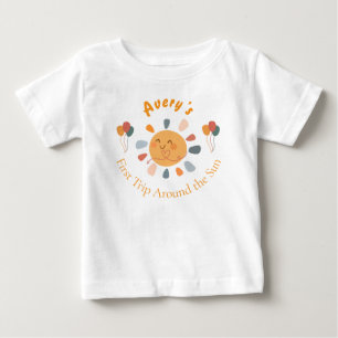サン・ジャーニー・ファーストバースデーグッズバッグ ベビーTシャツ