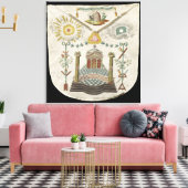 サン・ジュリアン・ロッジのマスターのエプロン キャンバスプリント (インサイチュ (リビング))