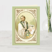 サン・セザール・ド・ビュス (SLE 001) からの挨 カード (正面)