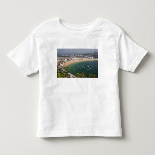 サン・セバスチャン、スペイン バスク地方の都市サ トドラーTシャツ (正面)