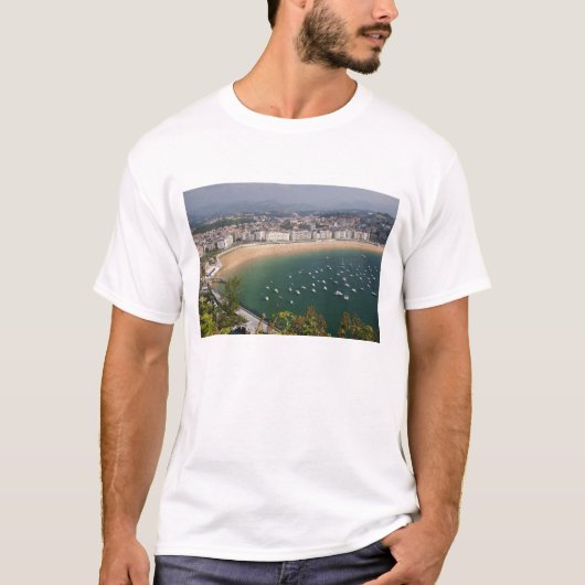 サン・セバスティアン、スペイン サン・セバスティアンのバスク Tシャツ (正面)