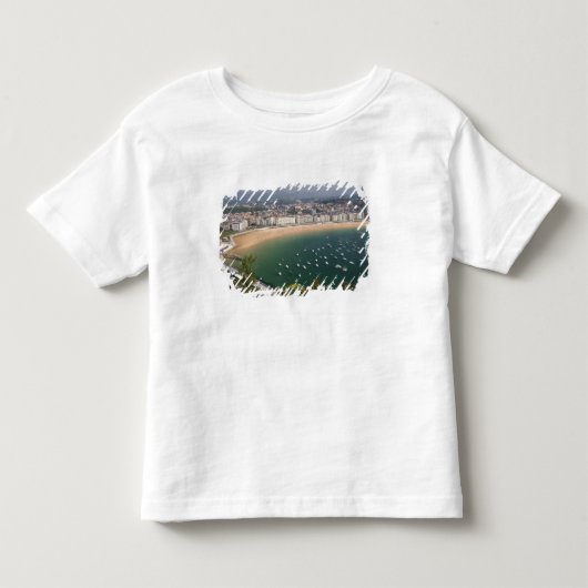 サン・セバスティアン、スペイン バスクの都市サン・セ トドラーTシャツ (正面)
