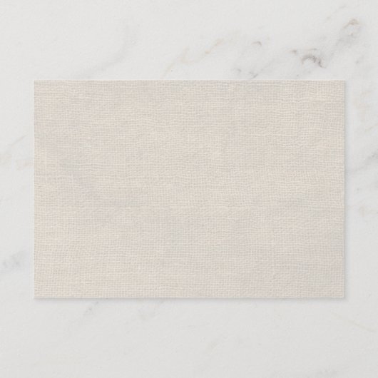 サン・ダラー・ビーチ・ウェディング宿泊案内カード エンクロージャーカード (裏面)