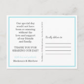 サン・ダラー　感謝を込めて　ビーチフォト 案内ポストカード (裏面)