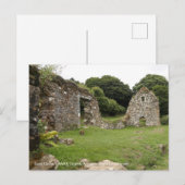 サン・デクランの井戸&チャーチ・アイルランドのはがき ポストカード (正面/裏面)