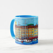 サン=トロペス・マグのカラーby Lisa Lorenz マグカップ (正面左)