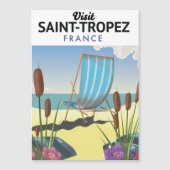 サン・トロペ フランス 旅行ポスター (正面)