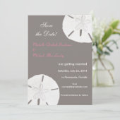 サン ドル グレー ピンク セーブ・ザ・デート (スタンド正面)