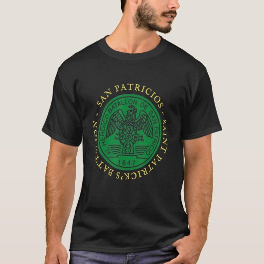 サン・パトリシオス大隊_3 Tシャツ (正面)