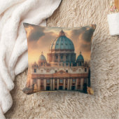 サン・ピエトロ大聖堂 イタリア ヨーロッパ 旅行 クッション (ブランケット)