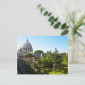 サン・ピエトロ大聖堂、バチカン市国、ローマ、イタリア ポストカード (スタンド正面)