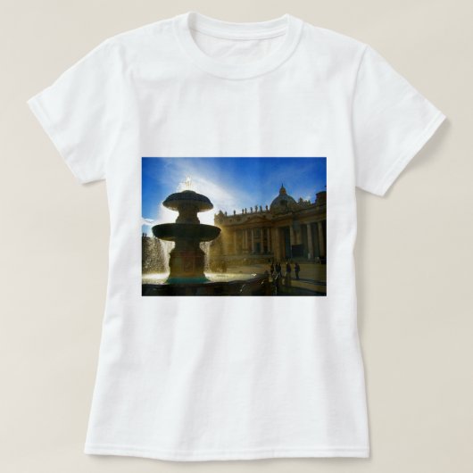 サン・ピエトロ広場 Tシャツ (デザイン正面)