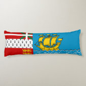 サン・ピエール島とミクロン島の旗 ボディピロー (裏面)