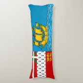 サン・ピエール島とミクロン島の旗 ボディピロー (正面縦)