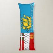 サン・ピエール島とミクロン島の旗 ボディピロー (裏面 (縦))