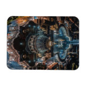 サン・ピーターズ・バシリカ・アンド・スクエアアット・ナイト マグネット (横)