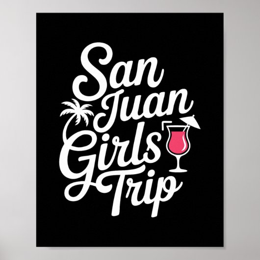 サン ファン ホームステイ 女子旅 楽しい 女性 ポスター (正面)