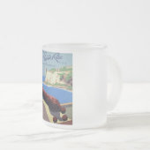 サン・フアン旧市街、プエルトリコのエル・モロ要塞を訪問する フロストグラスマグカップ (正面右)