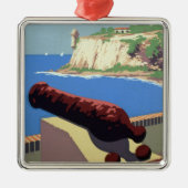 サン・フアン旧市街、プエルトリコのエル・モロ要塞を訪問する メタルオーナメント (正面)