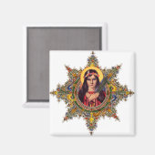 サン・フィロメナ、ベビーと子供の守護者 マグネット (正面/裏面)