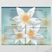 サン フラワー 葬儀 テンプレート (裏面)