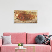 サン・フランシスコ市、カリフォルニア州の古地図 キャンバスプリント (インサイチュ (リビング))