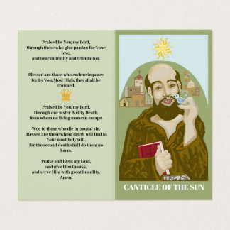 サン・フランシス・カンティクル 名刺