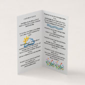 サン・フランシス・カンティクル 名刺 (内部)