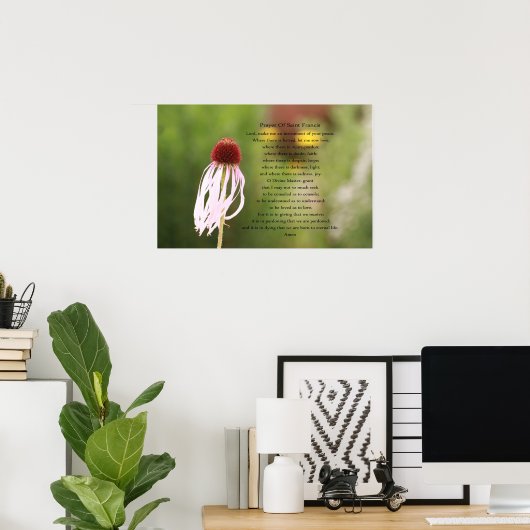 サン・フランシス・ポスター祈りの言葉 ポスター (ホームオフィス)