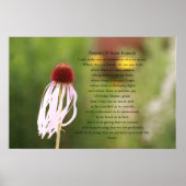 サン・フランシス・ポスター祈りの言葉 ポスター (正面)