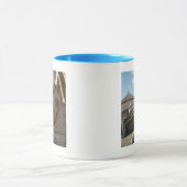 サン·フランチェスコ·ディ·パオラの前のライオン像 マグカップ (中央)