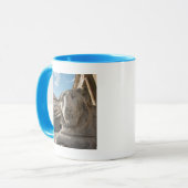 サン·フランチェスコ·ディ·パオラの前のライオン像 マグカップ (正面左)