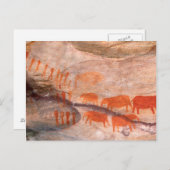 サン、ブッシュマンロックアート、シーダーバーグ・ウィルダネス ポストカード (正面/裏面)