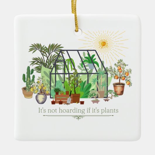 サン/プラントホアードオーナメント セラミックオーナメント (正面)