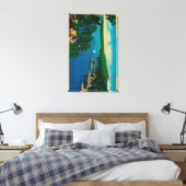 サン・ベルナルディーノの世界ドライブの縁 キャンバスプリント (インサイチュ (寝室))