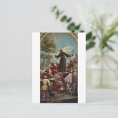 サン・ベルナルディーノの説教by Francisco Goya P ポストカード (スタンド正面)