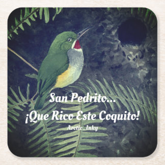 サン・ペドリト…リコ・エステ・コキト！ スクエアペーパーコースター